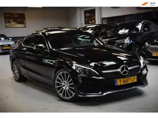 Mercedes-Benz C-klasse Coupé 300 Prestige Coupe AMG-pakket Panorama Schuifdak Leder