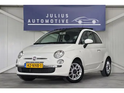 Fiat 500 1.2 Lounge Schuifdak Distributie 07-2025 Airco Automaat APK 07-2027 Mooi!