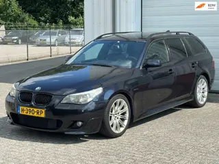 BMW 5-serie Touring 523i High Executive Leder, Clima, Navi, M-Pakket, Pano, LM!