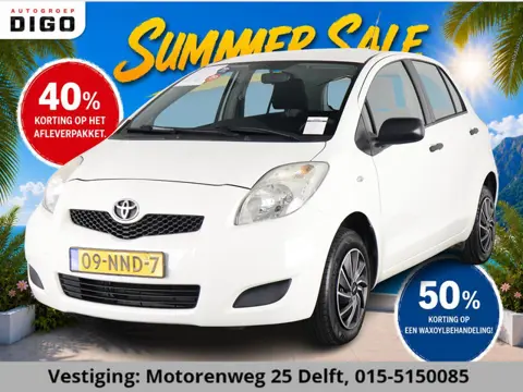 Toyota Yaris 1.0 VVTi ACCES AIRCO 5 DEURS . AIRCO . ELEKTRSICHE RAMEN VOOR . RADIO-CD/MP3 SPELER .