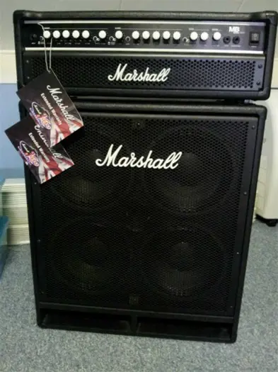 Marshall MB450H (head) + Marshall MBC410 (cabinet)