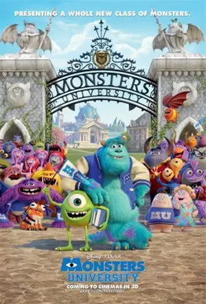 MONSTERS UNIVERSITY filmposter.
