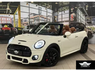 MINI COOPER S CABRIO JCW-pakket AUT LEDER NAVI CAMERA 1e eig