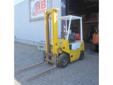 TCM FG 15, LPG-gas, duplo vrijzicht mast.