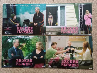 BROKEN FLOWERS NED. lobbycard set.