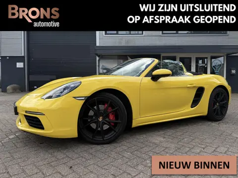 Porsche 718 Boxster S 2.5 Turbo l Sport uitlaat l 350Pk l compleet onderhouden bij Porsche