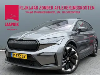 Škoda Enyaq iV BWJ 2022 60 180 PK Sportline FULL LED | HALF LEDER | STOEL + STUURVERW. | ADAPTIVE CR