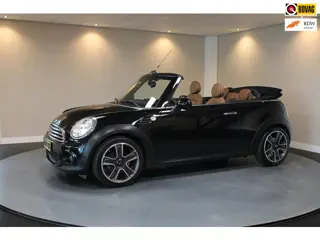 Mini Cabrio 1.6 Cooper *Prachtig interieur!* Leer|Stoelverw.|Navi|Cruise|Climate|PDC|Sfeerverlichtin