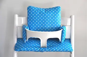 Stokke trip trap stoelverkleiner kussen "aqua polkadot