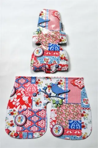 Hippe bekleding voor bobike mini 'Birds'