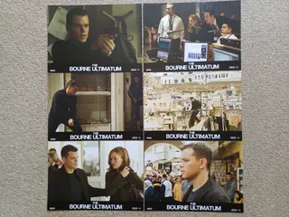 THE BOURNE ULTIMATUM NED. lobbycard set.