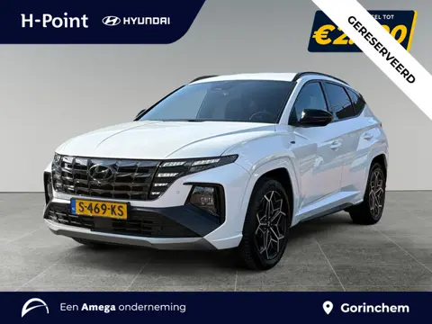Hyundai Tucson N Line 1.6 T-GDI HEV 230pk | TREKHAAK | 360° CAMERA | STOELVERW. V + A | STOELVERKOEL