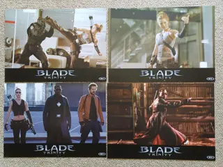 BLADE TRINITY NED. lobbycard set.