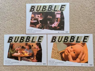 BUBBLE lobbycard set.