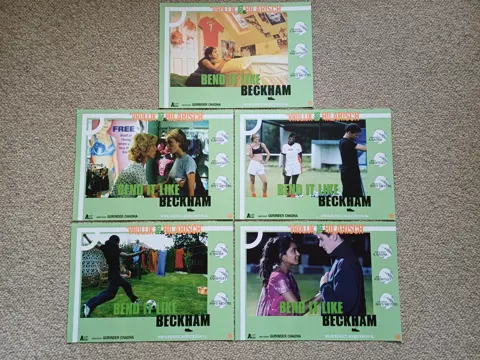 BEND IT LIKE BECKHAM lobbycard set.
