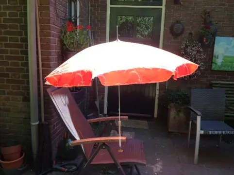 Parasol, om aan de stoel, box, of kinderwagen - te bevestigen - doorsnede 1.20
