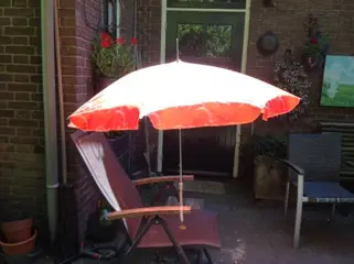 Parasol, om aan de stoel, box, of kinderwagen - te bevestigen - doorsnede 1.20