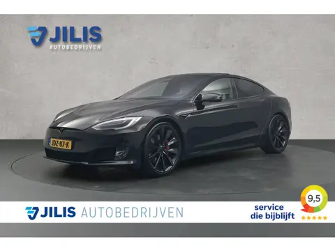 Tesla Model S P100D Performance 612 PK | Black optiek | BTW | Lederen bekleding | Panoramadak | Rond