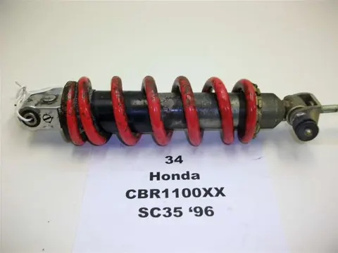ACHTER SCHOKBREKER Honda CBR 1100 XX 1997 - 1998