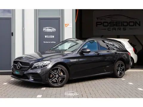 Mercedes-Benz C-klasse Estate 300 e AMG | BTW | PANO | BURMESTER | STOELVENTILATIE | LEER | NIGHT | 