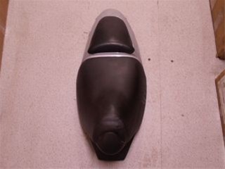 Buddyseat aprilia sr zwart/grijs 2eh