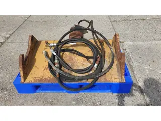 Diversen Kopplaat met hydr. rotator tbv wiellader