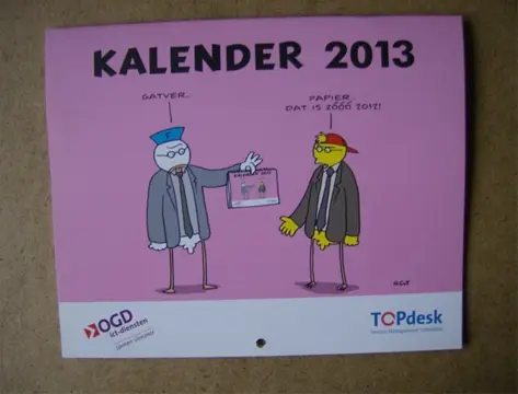 Fokke en sukke reclame kalender