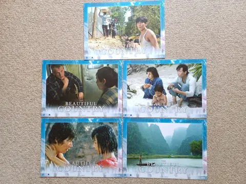 THE BEAUTIFUL COUNTRY lobbycard set.