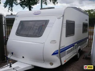 Hobby De luxe Easy 440 SF mover, fietsenrek