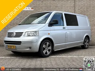 Volkswagen Transporter 2.5 TDI 340 Comfortline Dubbel Cabine | € 3.650,- MARGE! | Cruise | Airco |