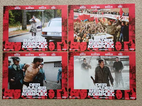 DER BAADER MEINHOF KOMPLEX lobbycard set.