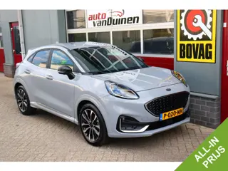Ford Puma 1.0 EcoBoost Hybrid ST-Line Vignale O.a: Afn. trekhaak, Vol leder, Stoel-/stuur verw., Cam