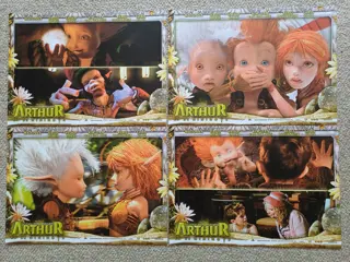 ARTHUR EN DE MINIMOYS lobbycard set.