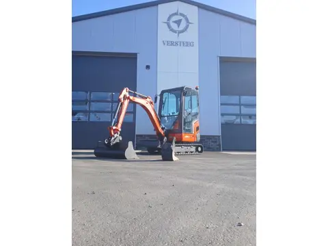 Kubota minigraver met hydro snelwissel