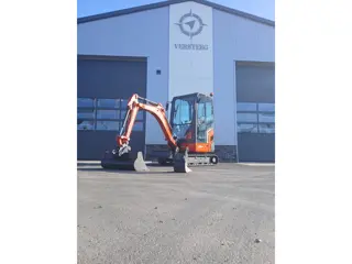 Kubota minigraver met hydro snelwissel