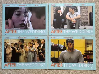 AFTER THE WEDDING NED. lobbycard set.