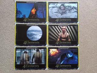 4 ELEMENTS lobbycard set.