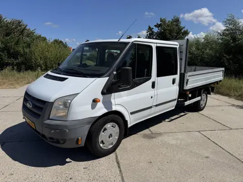 Ford Transit 330L 2.4 TDCI airco dub. cab. open laadbak