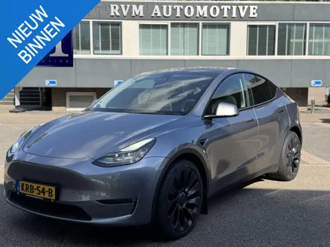 Tesla Model Y Long Range AWD 75 kWh SOH 94%| QUICKSILVER!| TESLA FABRIEKSGARANTIE TOT 04-2028/ 80.00