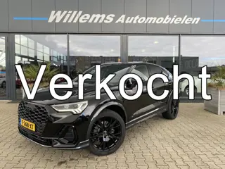 Audi Q3 Sportback 45 TFSI e S Edition 45 TFSI e S-Line ACC Zwart Optiek Leder Stoelverwarming Trekha