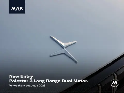 Polestar 3 Long Range Dual Motor , Prime Pack, B&W, HUD, luchtv., 22", Nappa-leder, stl.ventilatie, 