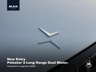 Polestar 3 Long Range Dual Motor , Prime Pack, B&W, HUD, luchtv., 22", Nappa-leder, stl.ventilatie, 