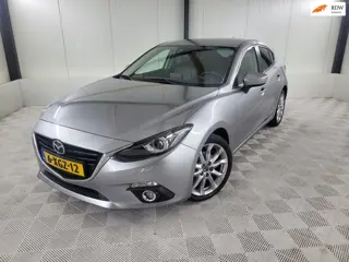 Mazda 3 2.0 GT-M, Leder, Navigatie, Parkeersensoren, Bose sound