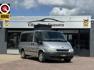 Ford TRANSIT-EUROLINE/NUGGET buscamper 7 zitplaatsen in zeer nette staat airco slaapbank hefdak trek