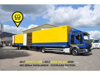 Volvo FL 280 DHOLLANDIA + SPIER 2x BPW - DOORLAAD - 2017