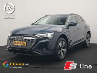 Audi Q8 e-tron 55 Quattro S Line 114 kWh 408pk Dealer O.H | Trekhaak Afn. | Adaptive Cruise | Camera