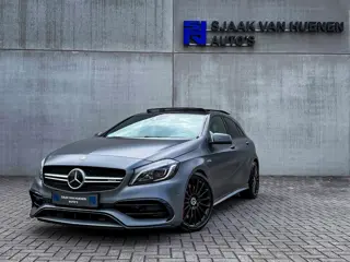 Mercedes-Benz A-klasse 45 AMG 4-Matic 381pk! 2é Eig|Designo Magno Grey|Performance stoelen+Memory|Pe