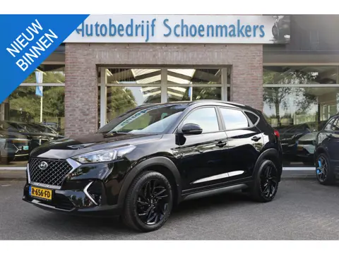 Hyundai Tucson 1.6 T-GDI N-Line CARAVANTREKKER 1600KG! CARPLAY CAMERA STOELVERW. HALF-LEER HILL-HOLD