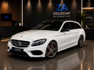 Mercedes-Benz C-klasse Estate 180 CGI AMG PAKKET PANO|Camera|Navi|Leer|Sfeer|Led|Pdc|