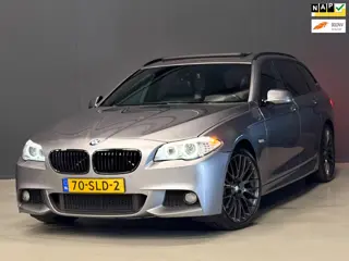 BMW 5-serie Touring 520i High Executive M-PAKKET PANO/MEMORY/XENON/LEDER | KEURIGE AUTO !